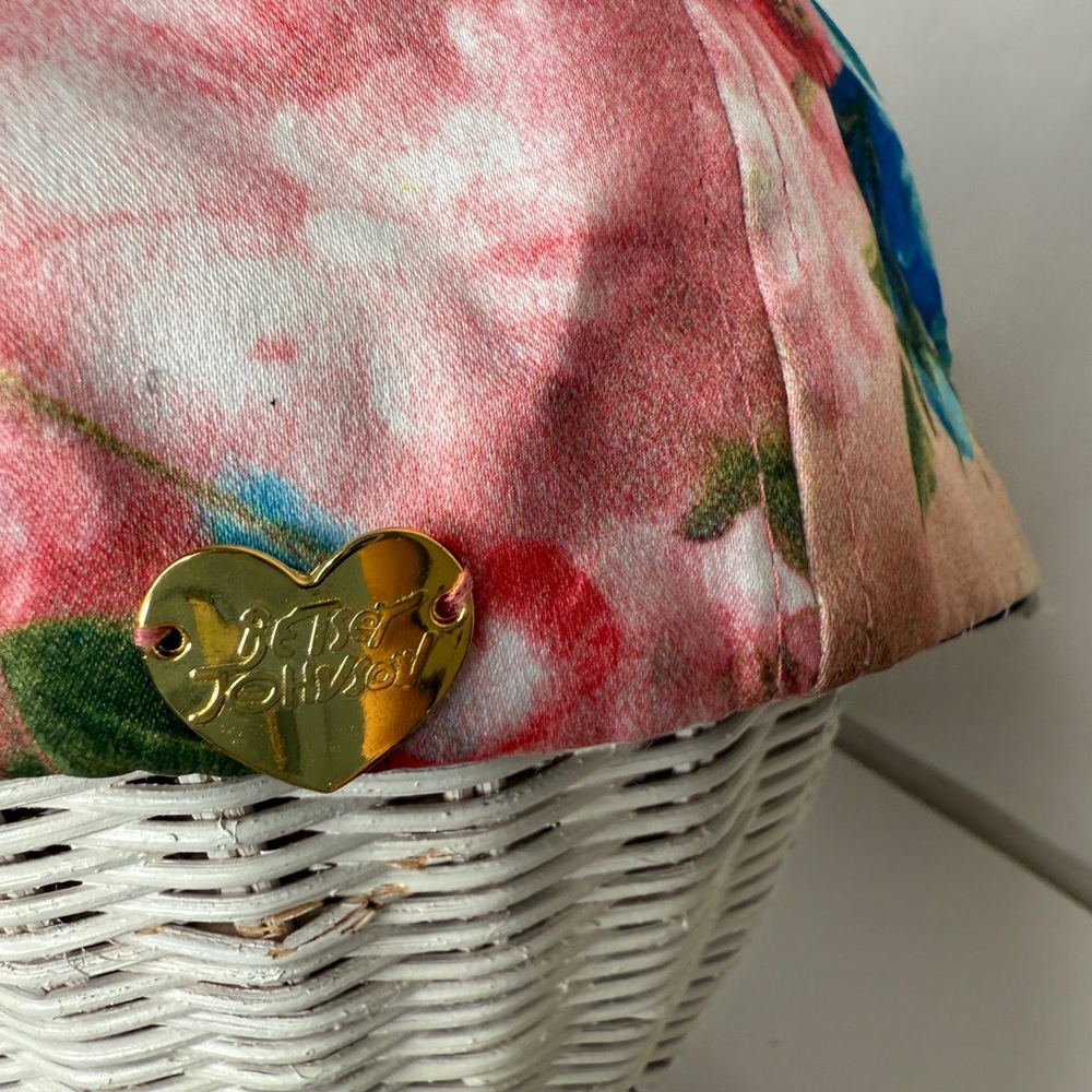 Betsey Johnson Floral Baseball Cap - Picture 10 of 10